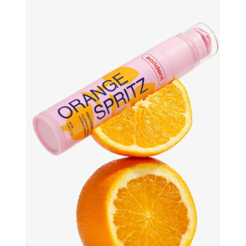 Зубна паста Solident Orange Spritz ( апельсиновий шпріц) з фтором 1450 ppm, 60 мл